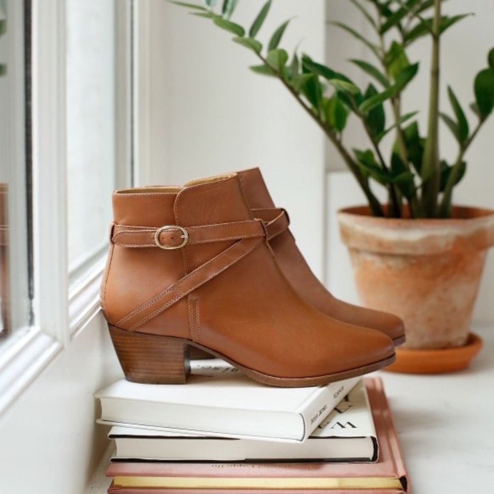 Sezane Montana Ankle Wrap Boots 6M